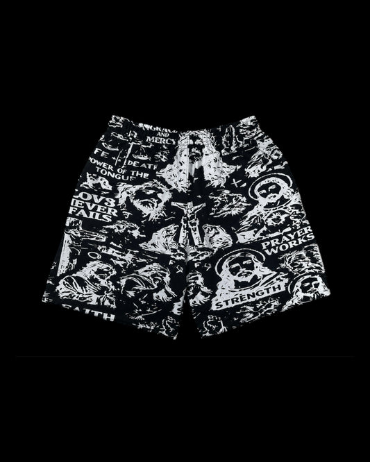 Faith Never Fails LOV3 Shorts