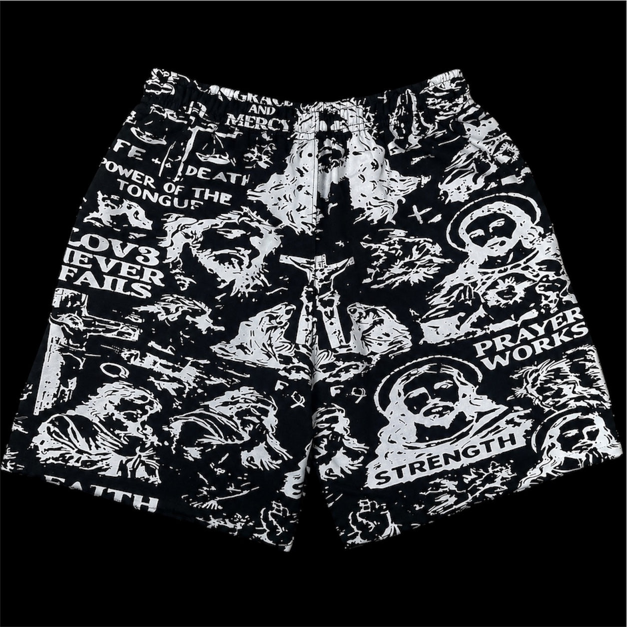 Faith Never Fails LOV3 Shorts