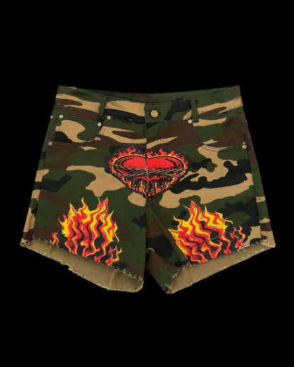 Heart of War Camo Shorts