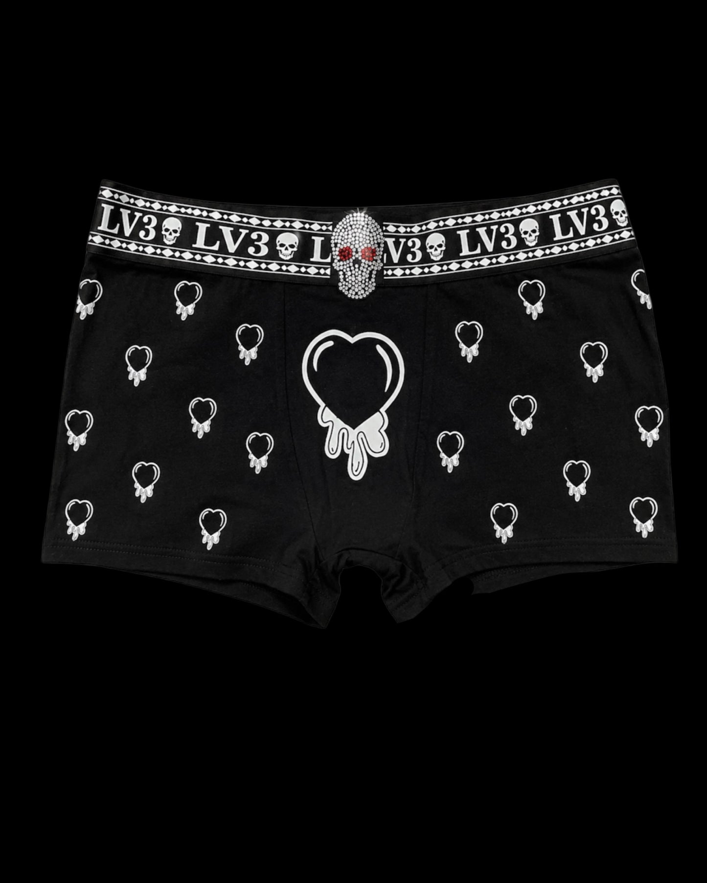 LOV3 Till Death Rhinestone Boyshorts