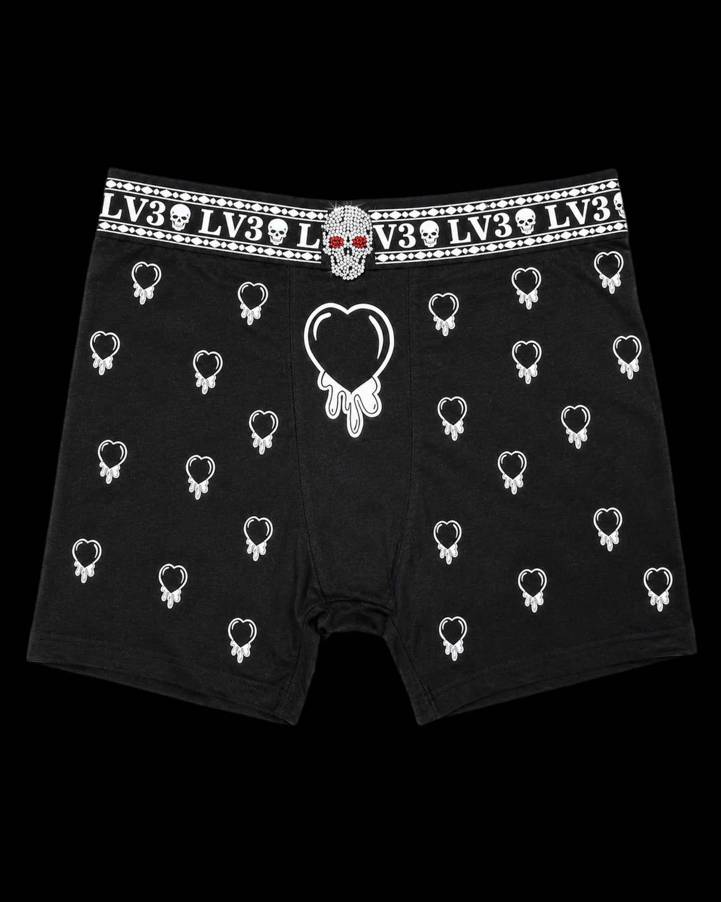LOV3 Till Death Rhinestone Boxer Briefs