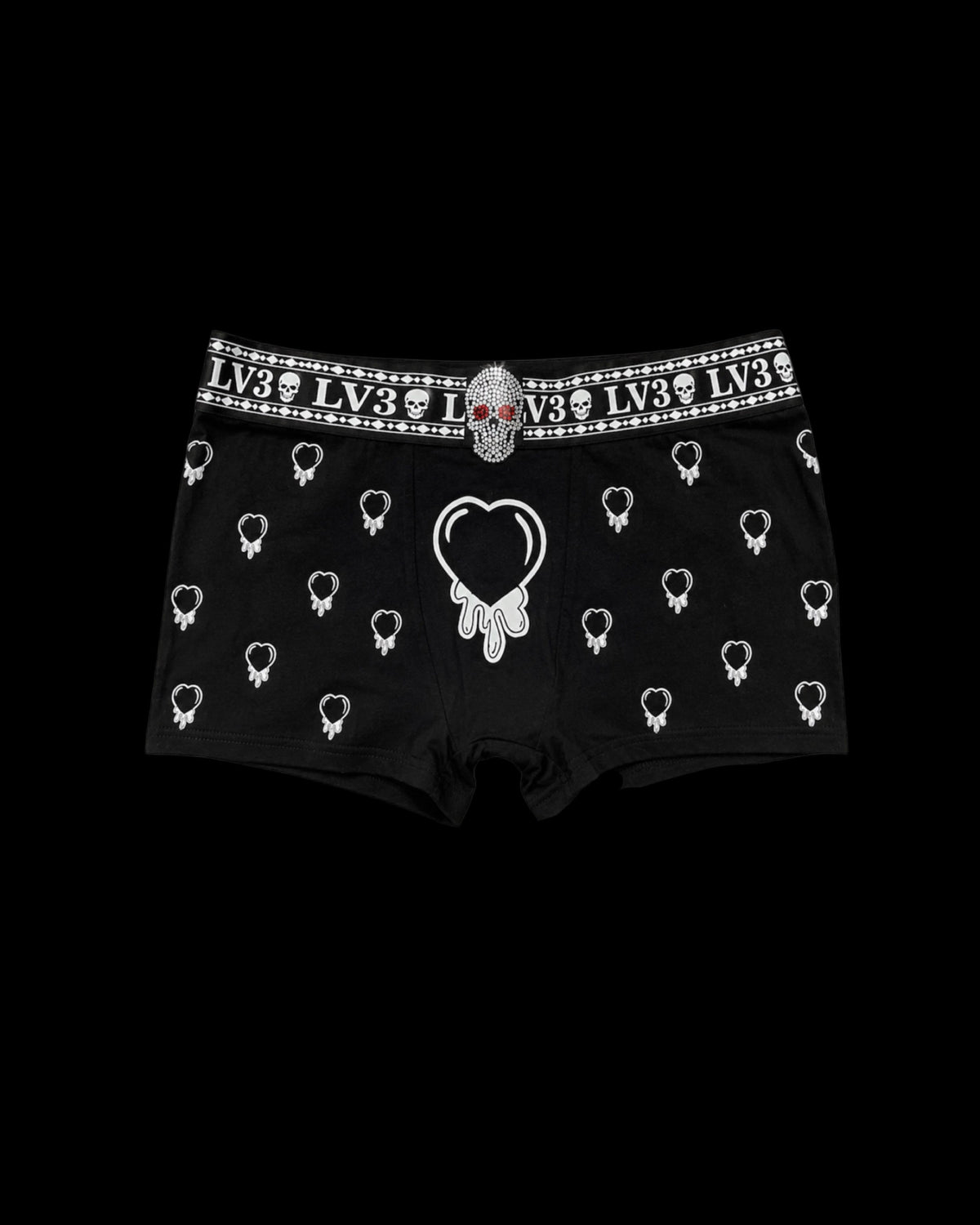 LOV3 Till Death Rhinestone Boyshorts
