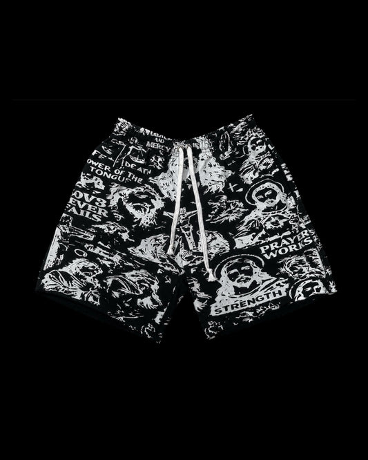 Faith Never Fails LOV3 Shorts