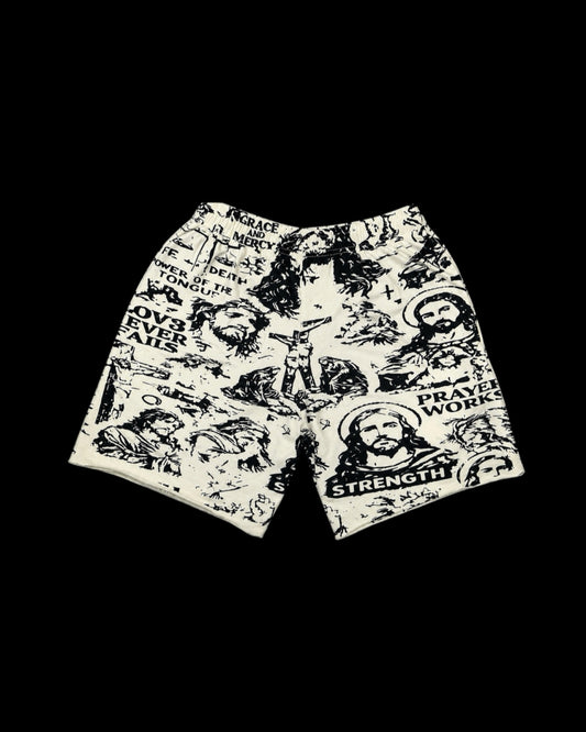 Faith Never Fails LOV3 Shorts