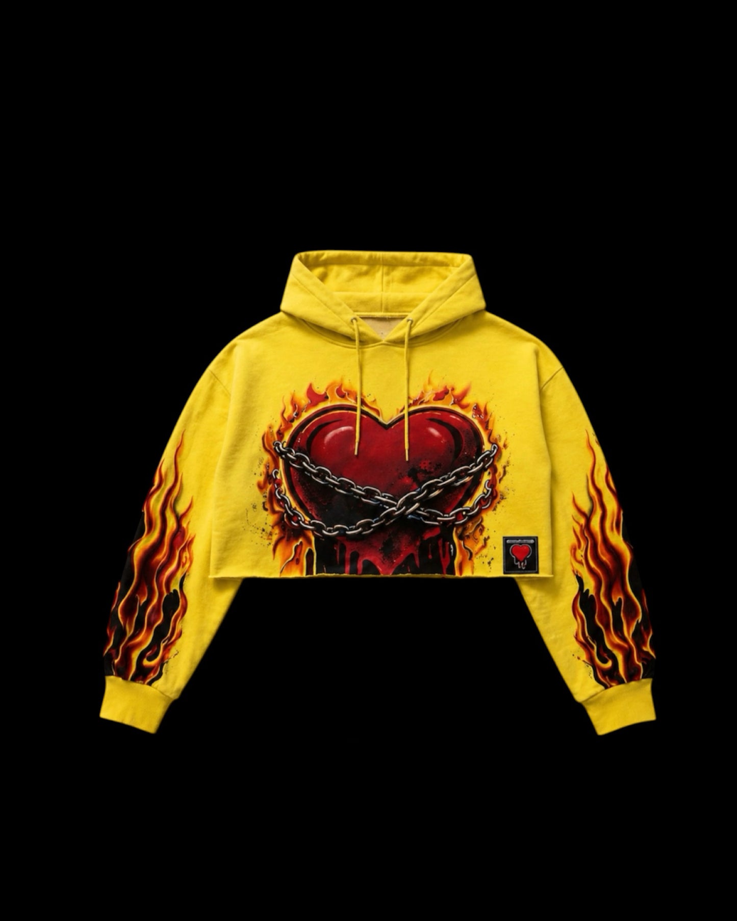 LOV3 Unchained Cropped Hoodie