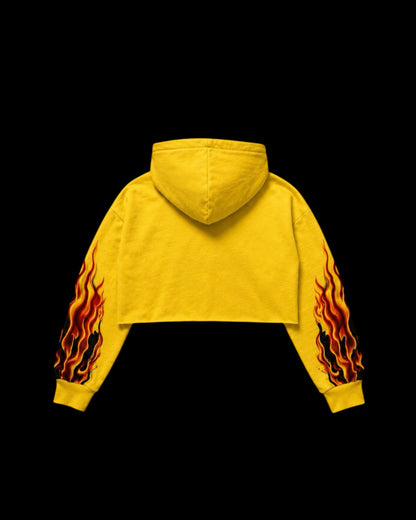 LOV3 Unchained Cropped Hoodie
