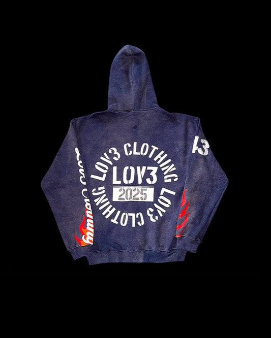 Born To LOV3 Zip Up Hoodie