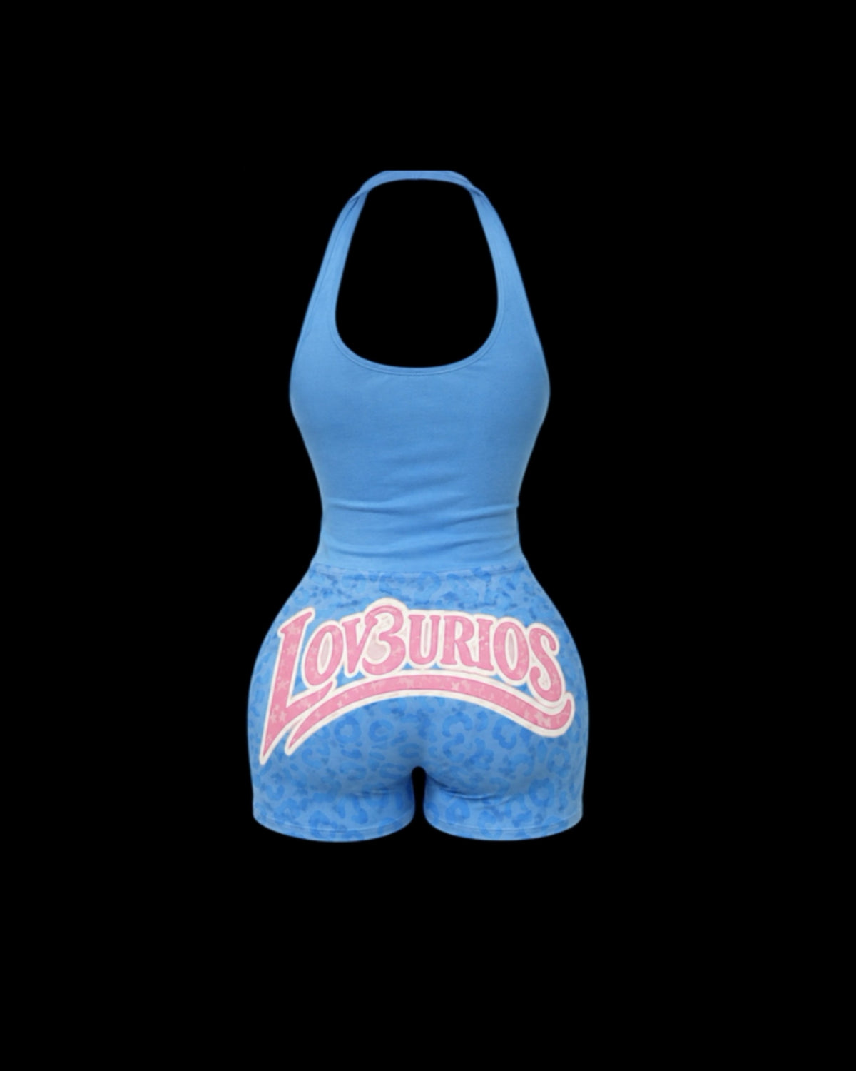 LOV3URIOS Leopard Print Romper